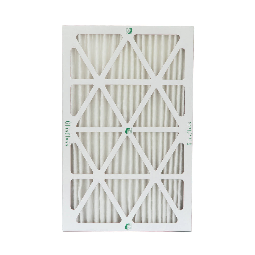 3 Pack of 16x24x2 MERV 13 Pleated 2" Inch Air Filters by Glasfloss. Actual Size: 15-1/2 x 23-1/2 x 1-3/4