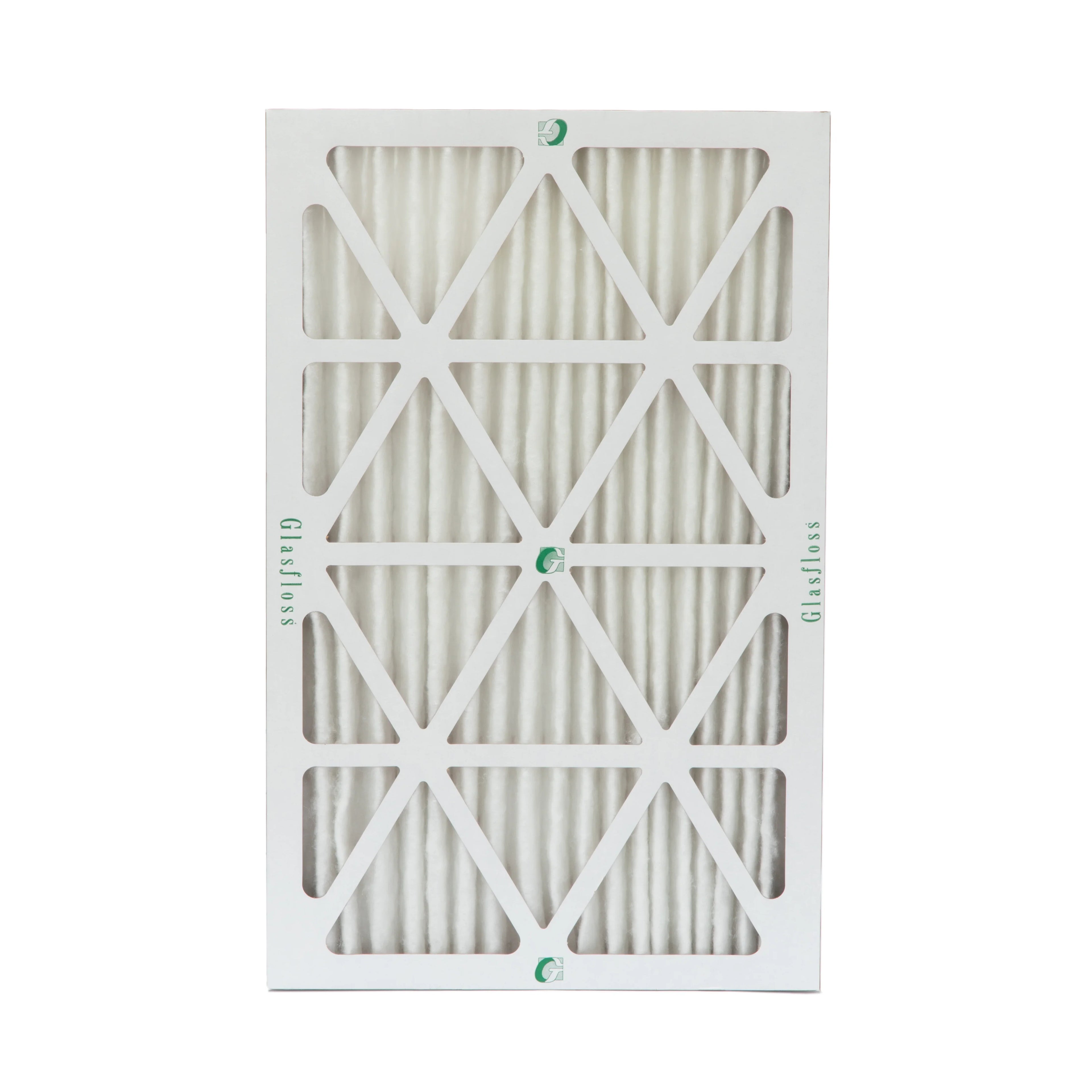 3 Pack of 16x24x2 MERV 13 Pleated 2" Inch Air Filters by Glasfloss. Actual Size: 15-1/2 x 23-1/2 x 1-3/4