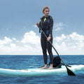 SKYSHALO 10 ft Kayak Board InfLatitudeable Stand Up Paddle Board with Seat Accessory
