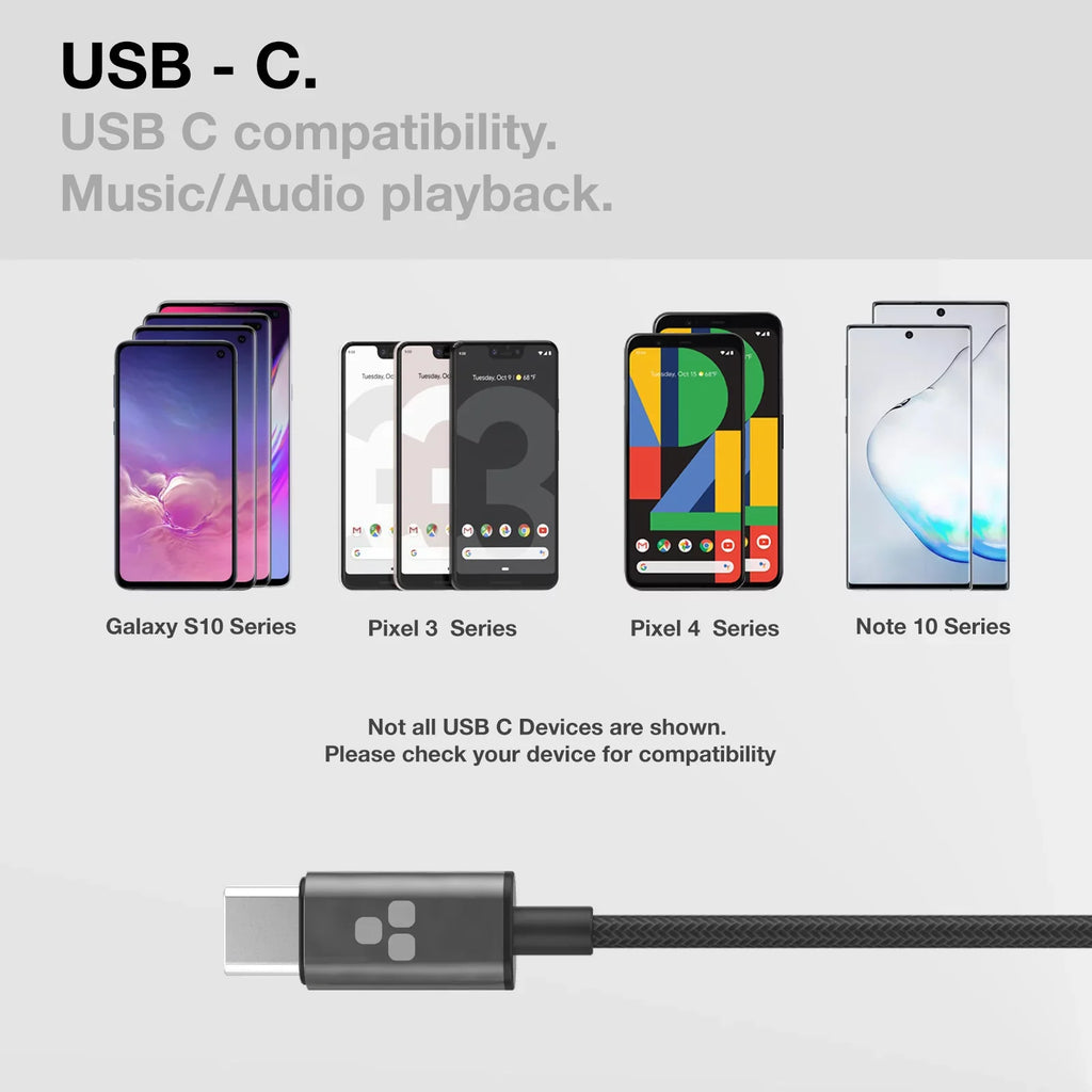 Thore Audio Cable QC25 / QC35 / Noise Canceling 700 Headphones with Type USB C Connector - Replacement 2.5mm Aux Cable w/ Mic Remote/ Volume Control