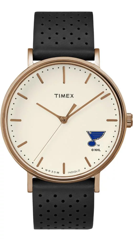 Timex Ladies Timex Saint Louis Blues St Watch Rose Gold Grace Watch