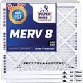 Filter King 40x40.5x1 Air Filter | 4-PACK | MERV 8 HVAC Pleated A/C Furnace Filters | MADE IN USA | Actual Size: 40 x 40.5 x .75"