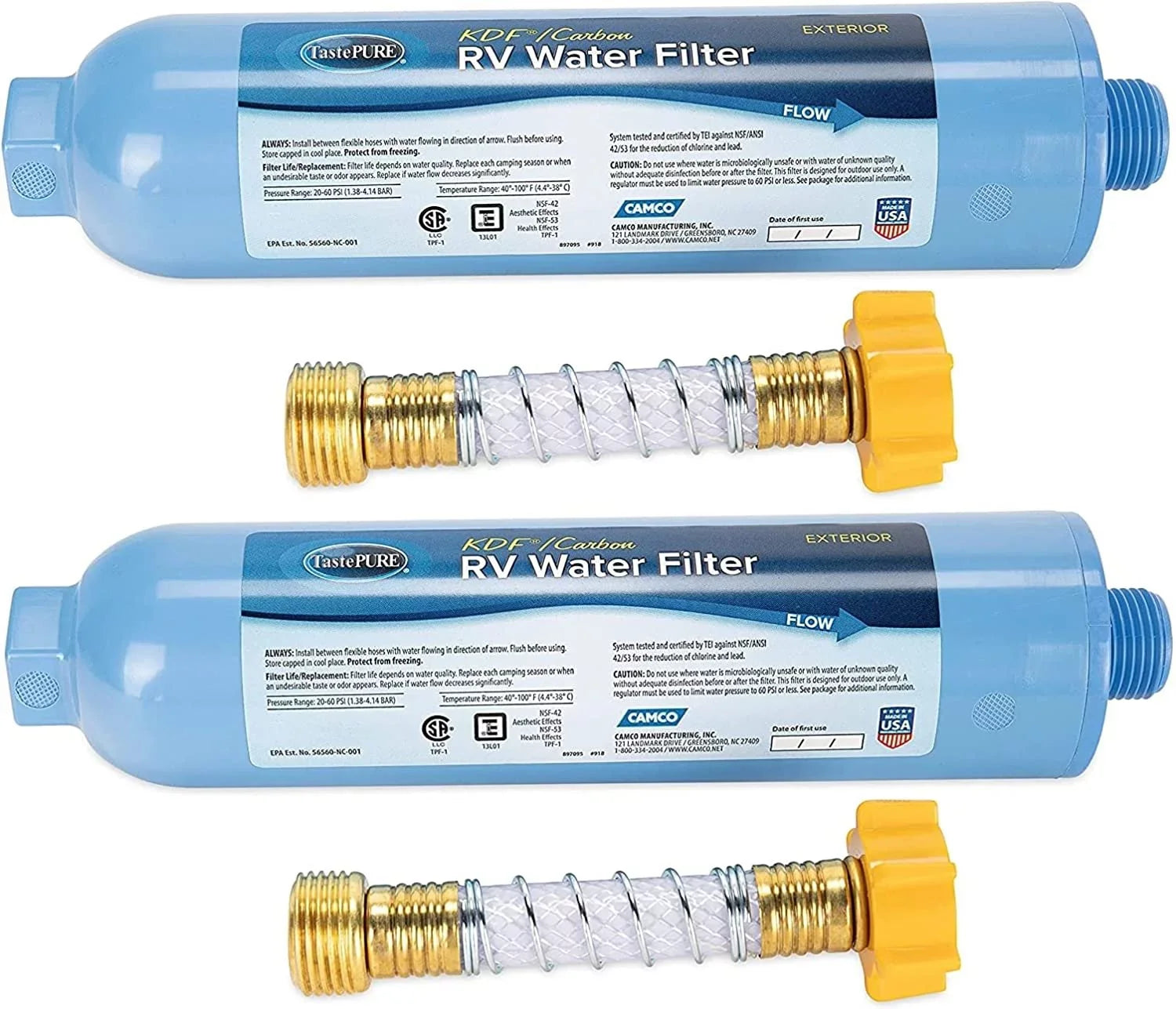 Camco TASTEPURE Water Filter W/Guard