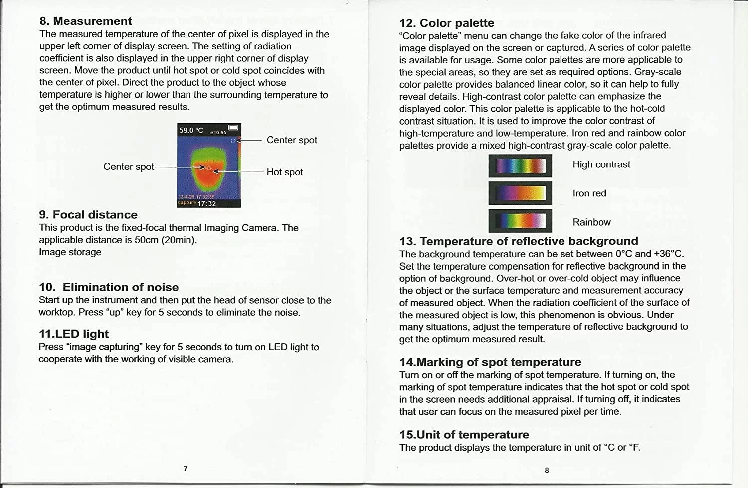 Perfectprime IR0002, Infrared IR Thermal Imager & Visible Light Camera with IR-Black
