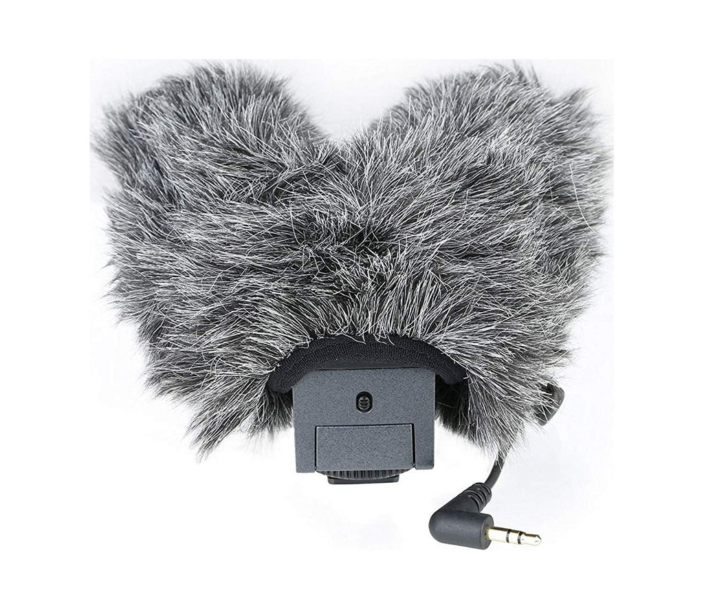Movo WS-SM440 Furry Outdoor Microphone Winddisplay Muff Custom Fit for Sennheiser MKE 440 Compact Stereo Shotgun Microphone
