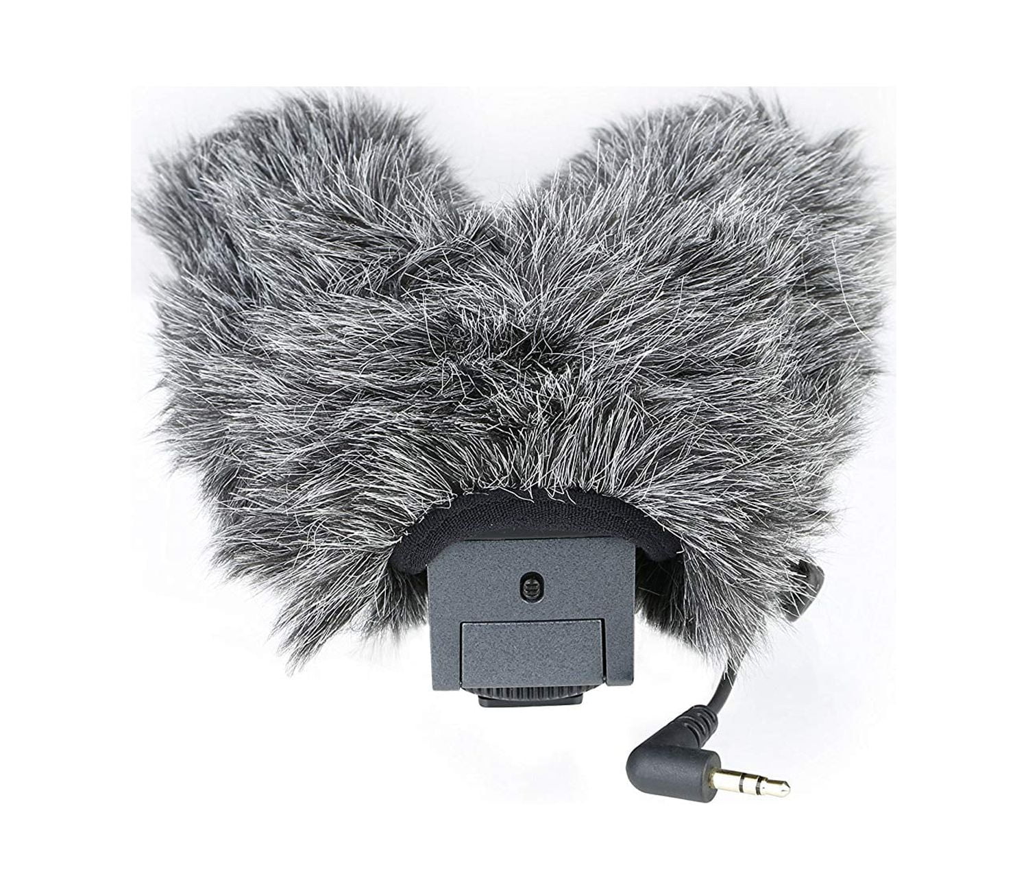 Movo WS-SM440 Furry Outdoor Microphone Winddisplay Muff Custom Fit for Sennheiser MKE 440 Compact Stereo Shotgun Microphone