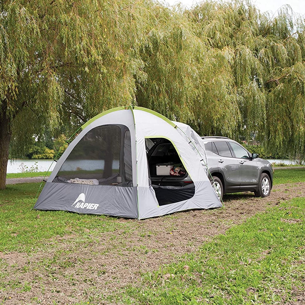 Napier Backroadz 10' x 10' Universal SUV/Van Cargo 5 Person Camping Tent, Gray