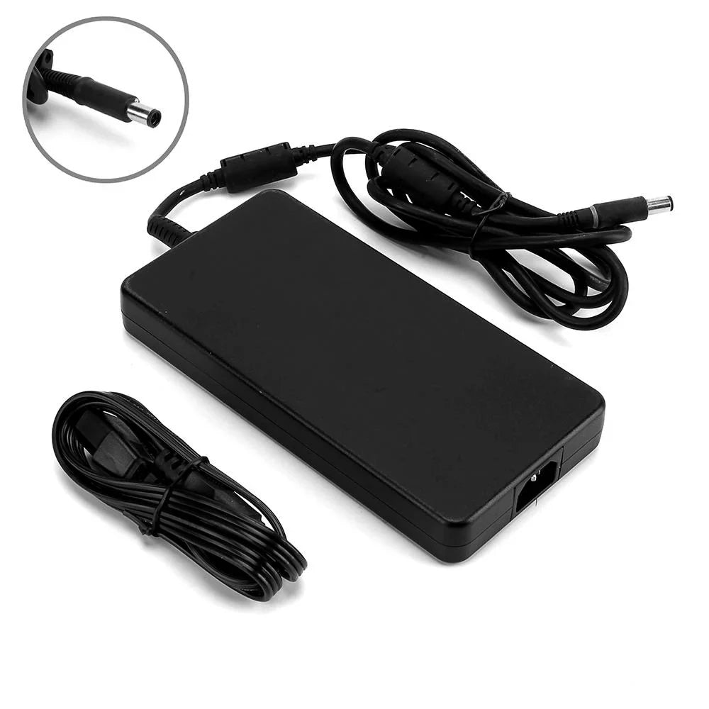 Alienware 15 R2 (P42F) 15 R3 (P69F) 15 R4 (P69F) 17 (P18E) 17 Area-51m (P38E) 17 R3 (P43F) Laptop Charger AC Adapter Power Cord 19.5V 12.3A