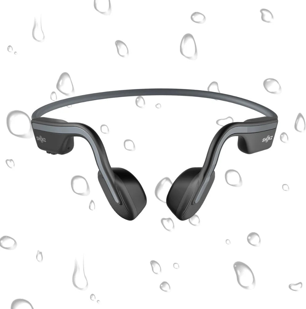 Restored Shokz OpenMove Bone Conduction Open Ear Lifestyle/Sport Headphones - Gray (Refurbished)
