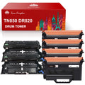 [4x Toner + 2x Drum]Compatible Toner&Drum Cartridge Replacement TN-850 DR-820 | Use with MFC-L5900DW HL-L6200DW HL-L6200DWT MFC-L5900DW MFC-L5800DW DCP-L5500DN Printers, black, Sold by Toner Kingdom