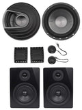 Polk Audio MM6502 6.5” 750w Component Car Speakers+Free Powered Monitor Speakers