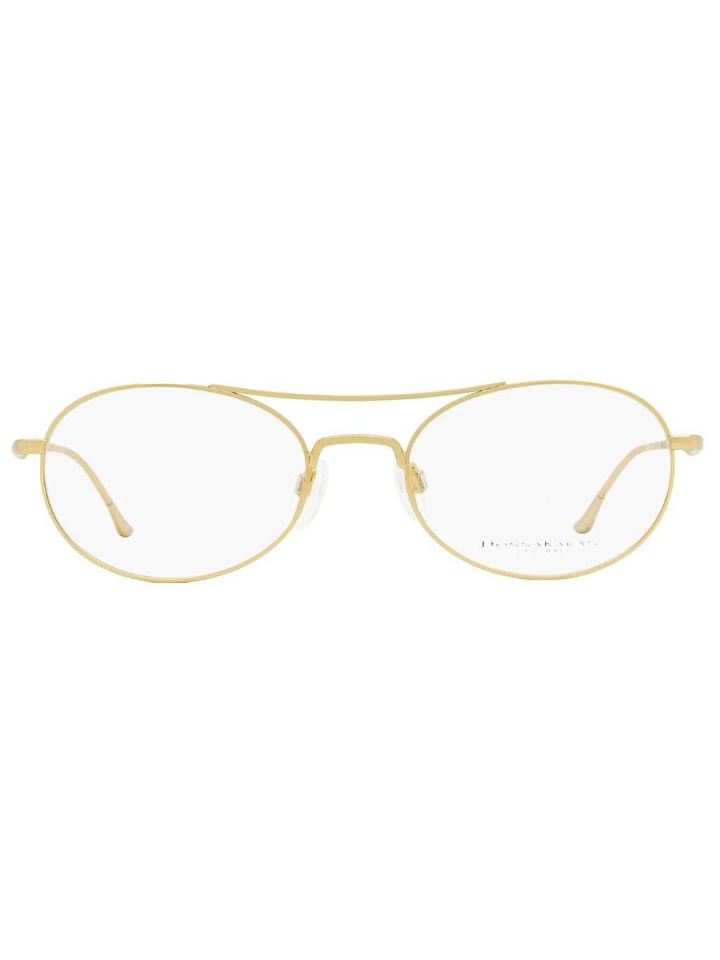 Donna Karan DO1001 Full Rim Oval Gold Eyeglasses