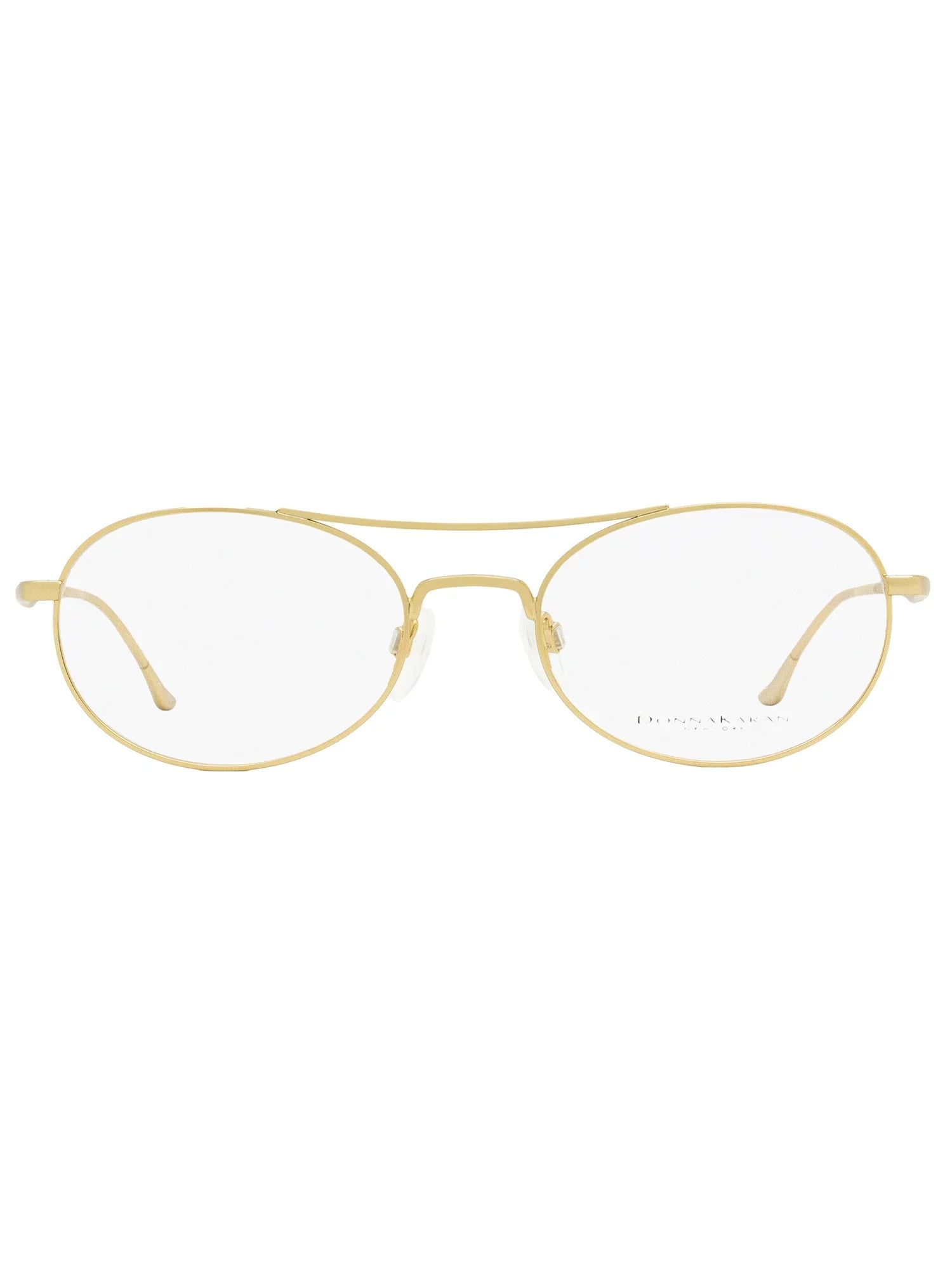 Donna Karan DO1001 Full Rim Oval Gold Eyeglasses