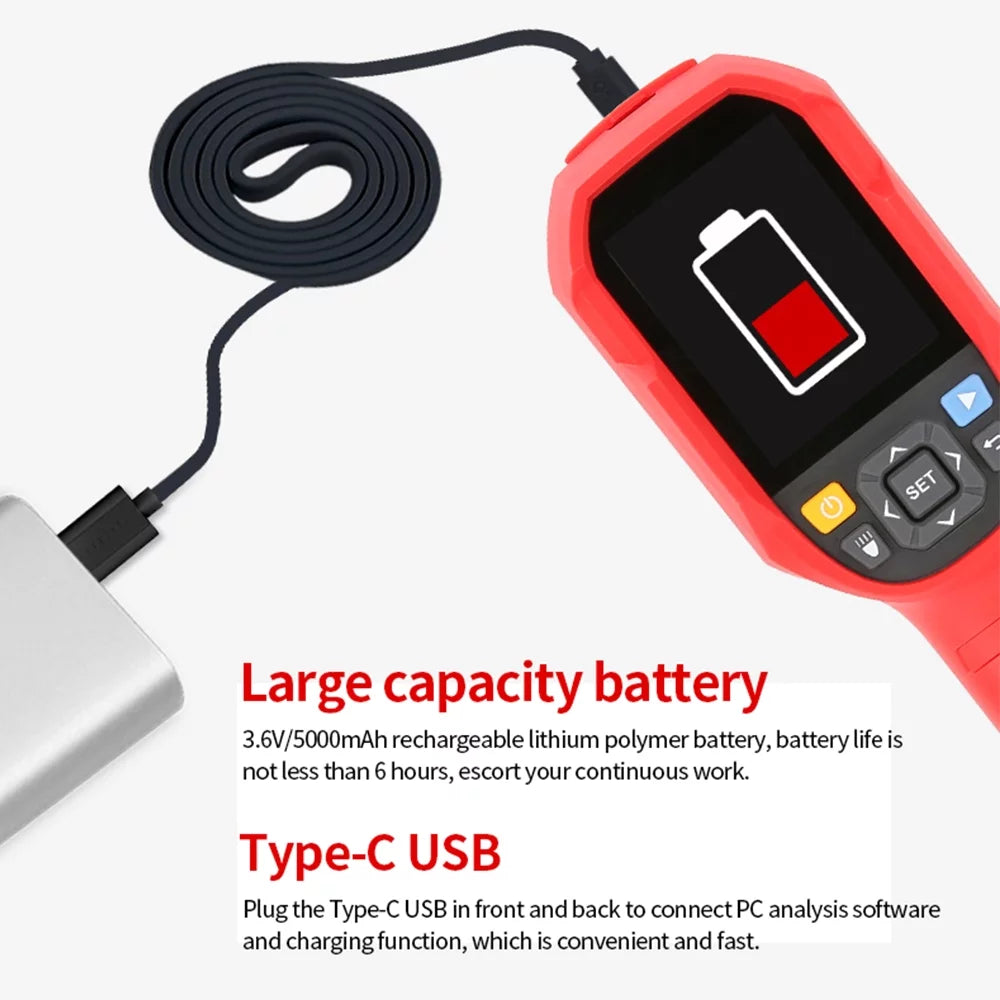 Daakro UNI-T UTi260B Handheld Thermal Imager Camera IR Infrared Thermometer Imaging