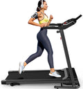 FLIMDER Walking Pad, Sturdy & Durable Under Desk Treadmill, Folding Treadmill with 300LBS Capacity, Beautifully Designed InstalLatitudeion-Free Treadmills for Home Bluetooth Speaker