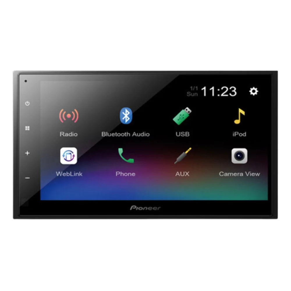 Restored   Pioneer DMH-341EX 6.8" Digital Multimedia Receiver w/ Backup Camera (Refurbished)