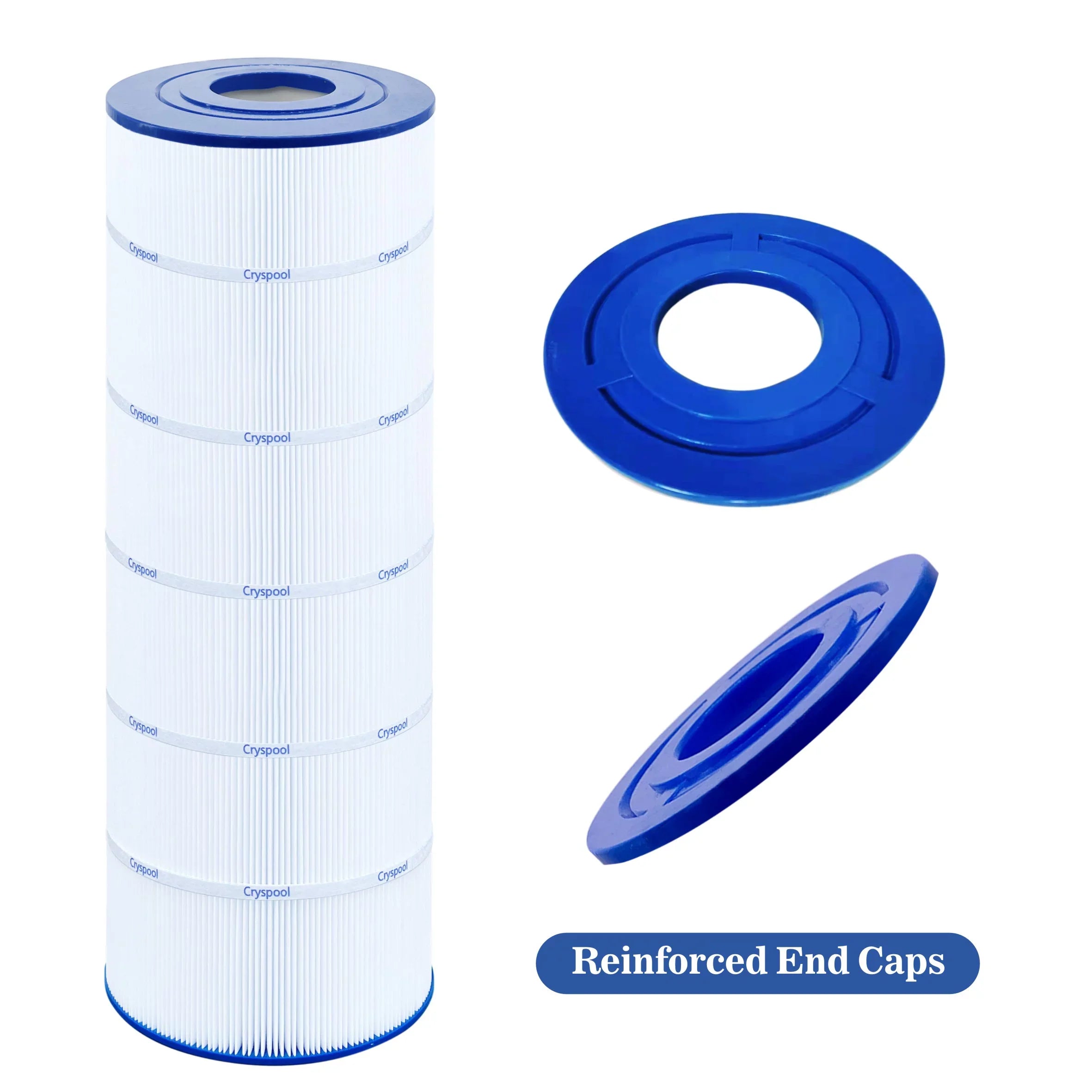 CRYSPOOL Pool Filter Compatible with Unicel C-8414, Filbur FC-1287,PWWCT150,PJANCS150, 150 sq. Ft, 1 pack