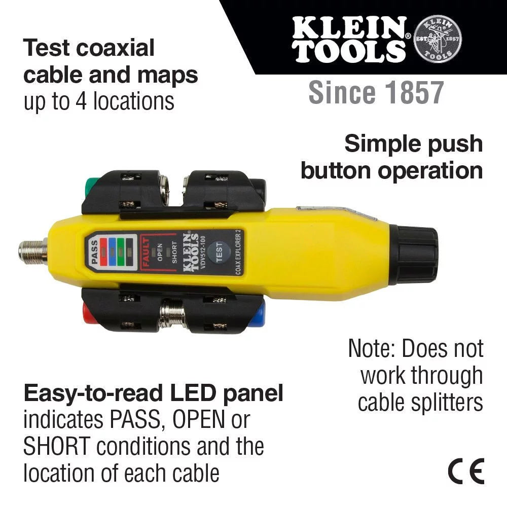 Klein Tools VDV512-101 Coax Explorer 2 with Remote Kit