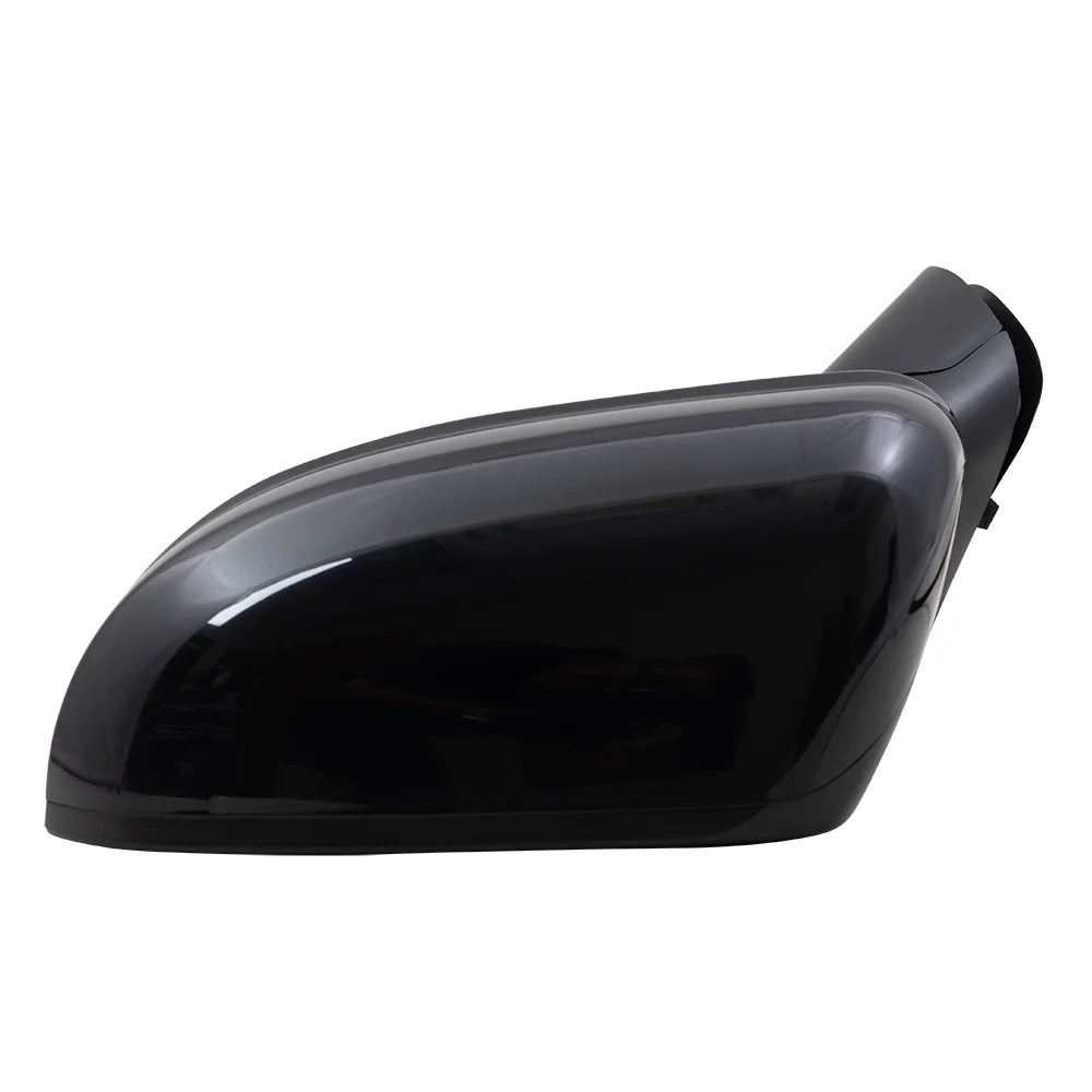 Brock Aftermarket Replacement Driver Left Passenger Right Power Mirror Without Heat-Camera Paint To Match Black Set Compatible With 2014-2015 Honda Civic