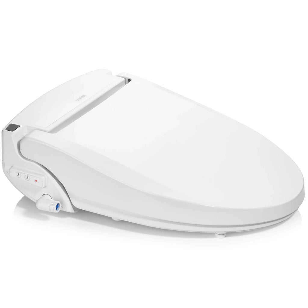 Brondell Swash DR802 Advanced Bidet Toilet Seat with Remote Control, Round White