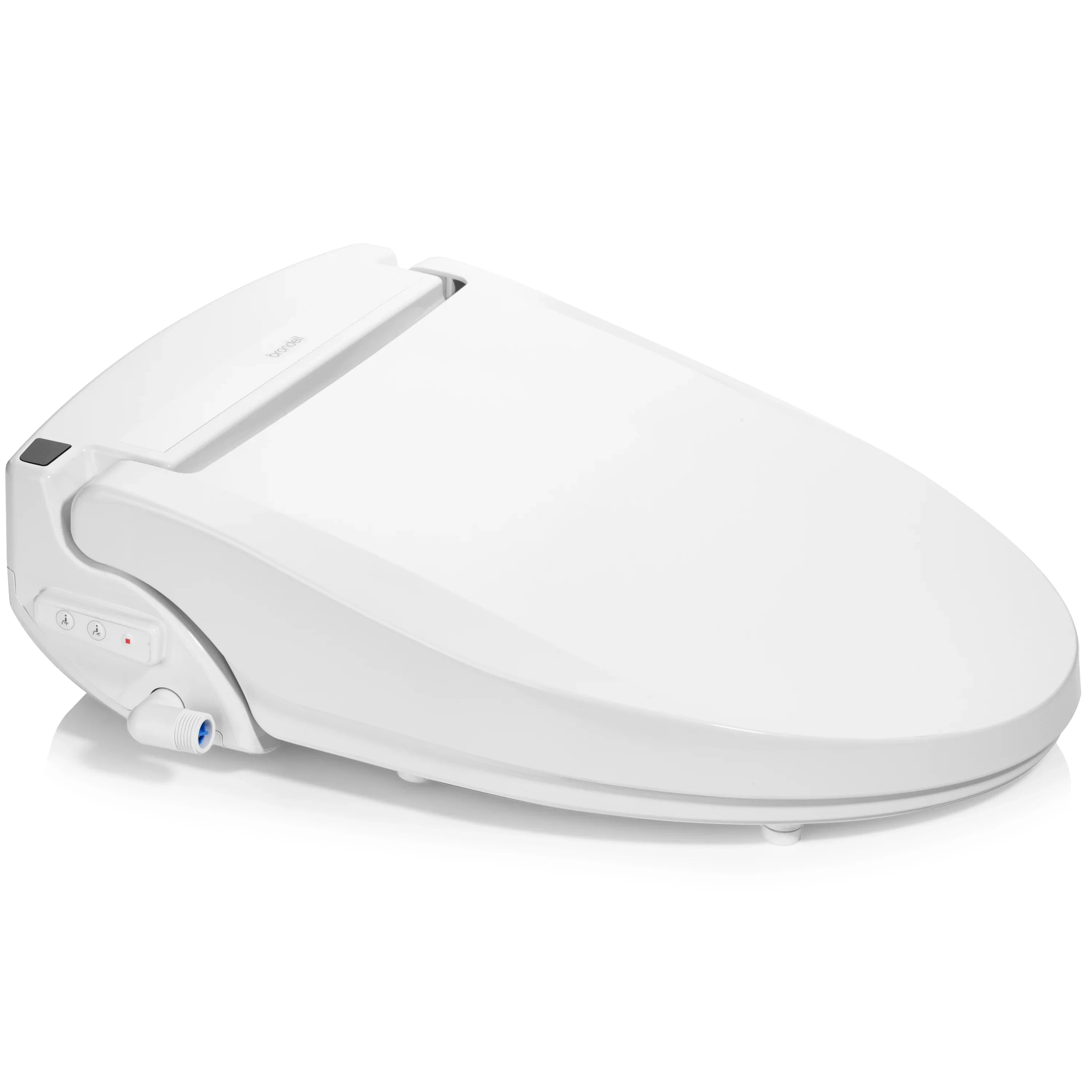 Brondell Swash DR802 Advanced Bidet Toilet Seat with Remote Control, Round White
