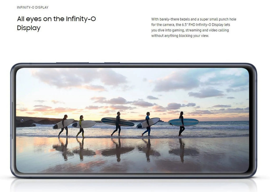 Galaxy S20 FE 5G - 5G smartphone - RAM 6 GB / Internal Memory 128 GB - microSD slot - OLED display - 6.5" - 2400 x 1080 pixels (120 Hz) - 3x rear cameras 12 MP, 12 MP, 8 MP - front camera 32 MP - cloud navy