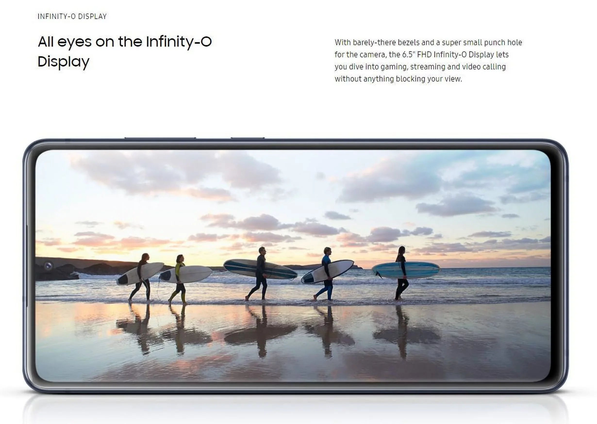 Galaxy S20 FE 5G - 5G smartphone - RAM 6 GB / Internal Memory 128 GB - microSD slot - OLED display - 6.5" - 2400 x 1080 pixels (120 Hz) - 3x rear cameras 12 MP, 12 MP, 8 MP - front camera 32 MP - cloud navy