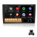 Binize Double Din Car Stereo Compatible with  CarPlay&Android Auto 9 Inch Android 10 Touchdisplay Car Radio with Backup camera, Bluetooth,SW control, GPS Navigation