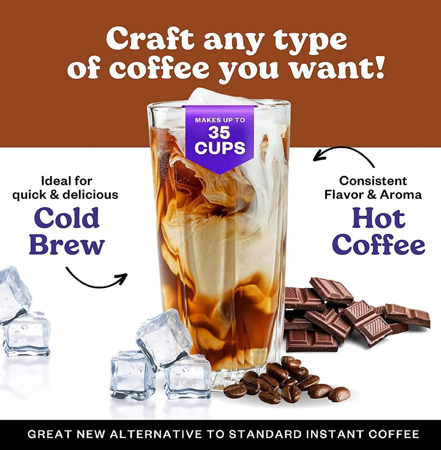 Javy Cold Brew Coffee Concentrate Bundle, 2 Flavor Original & Mocha Coffee Variety Pack, Ice & Cold Coffee Drinks in Seconds, Coffee gifts, 12 ounces