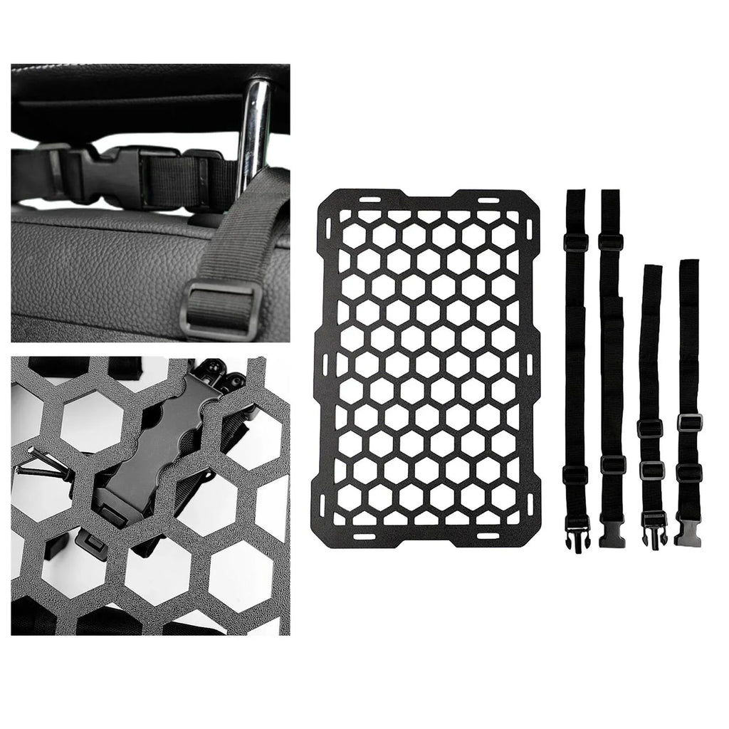AMLESO Molle Panel for Vehicles Auto Seat Panel Car Interior Accessories Durable Seat Back Organizer for Automotive Attachments