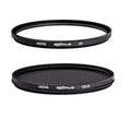 NXT Plus 77mm 10-Layer HMC Multi-Coated UV Lens Filter, Low-Profile Aluminum Frame - With Hoya NXT Plus 77mm 10-Layer HMC Multi-Coated Circular Polarizer Lens Filter