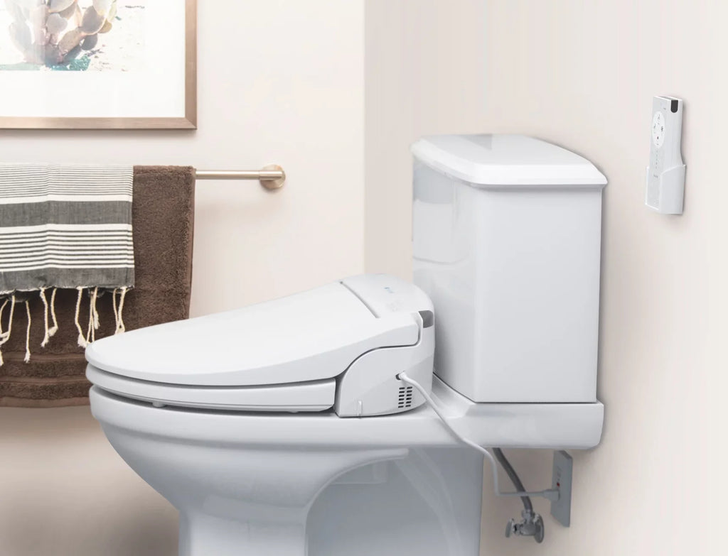 Brondell Swash DS725 Advanced Bidet Seat, Elongated White with Stainless Steel Nozzle, 9.7 lbs