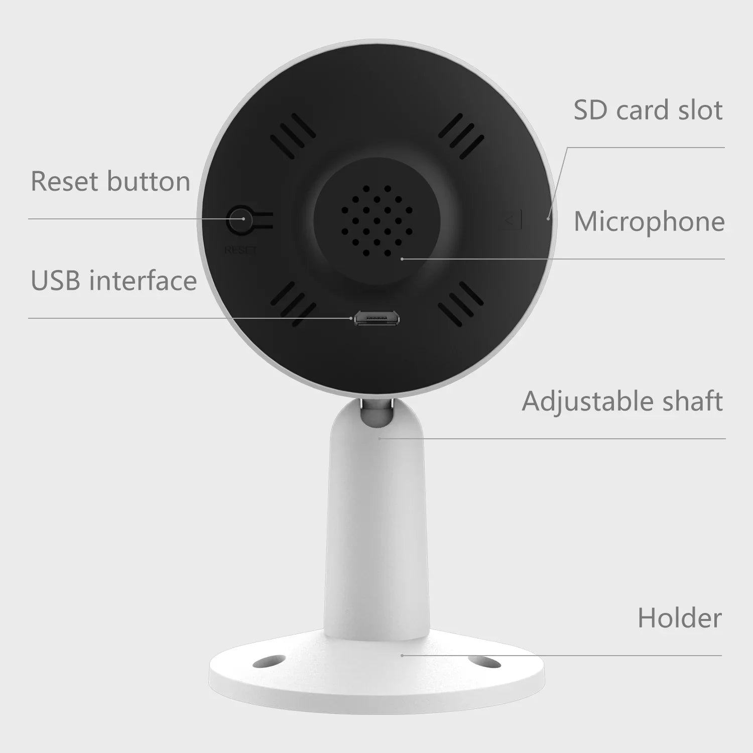 Arenti IN1 Indoor Home Security Camera , (2-Pack) Wifi and Phone APP 1080p HD 2-Way Audio Night Vision Surveillance Camera