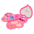 Claire's Pink Heart Shapped Girls Cosmetics Palette, Includes Eyeshadow, Eyeliner, Blush, Lipgloss and Applicators, 57275