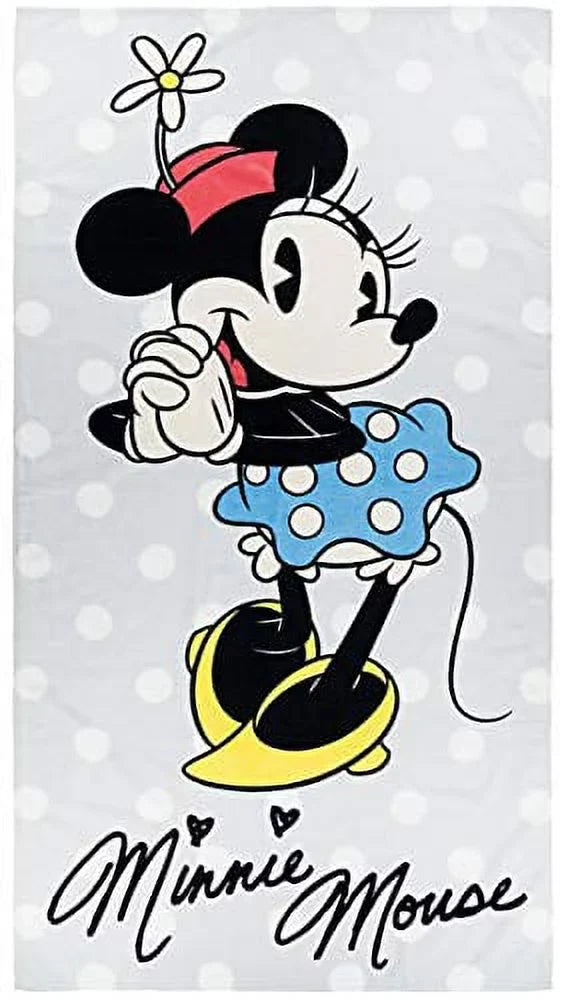 Disney Parks Minnie Mouse Timeless Large Bath Beach Towel