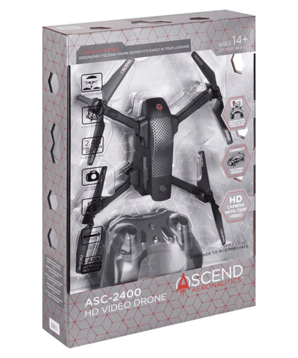 Ascend Aeronautics ASC-2400 HD Video Drone 720p