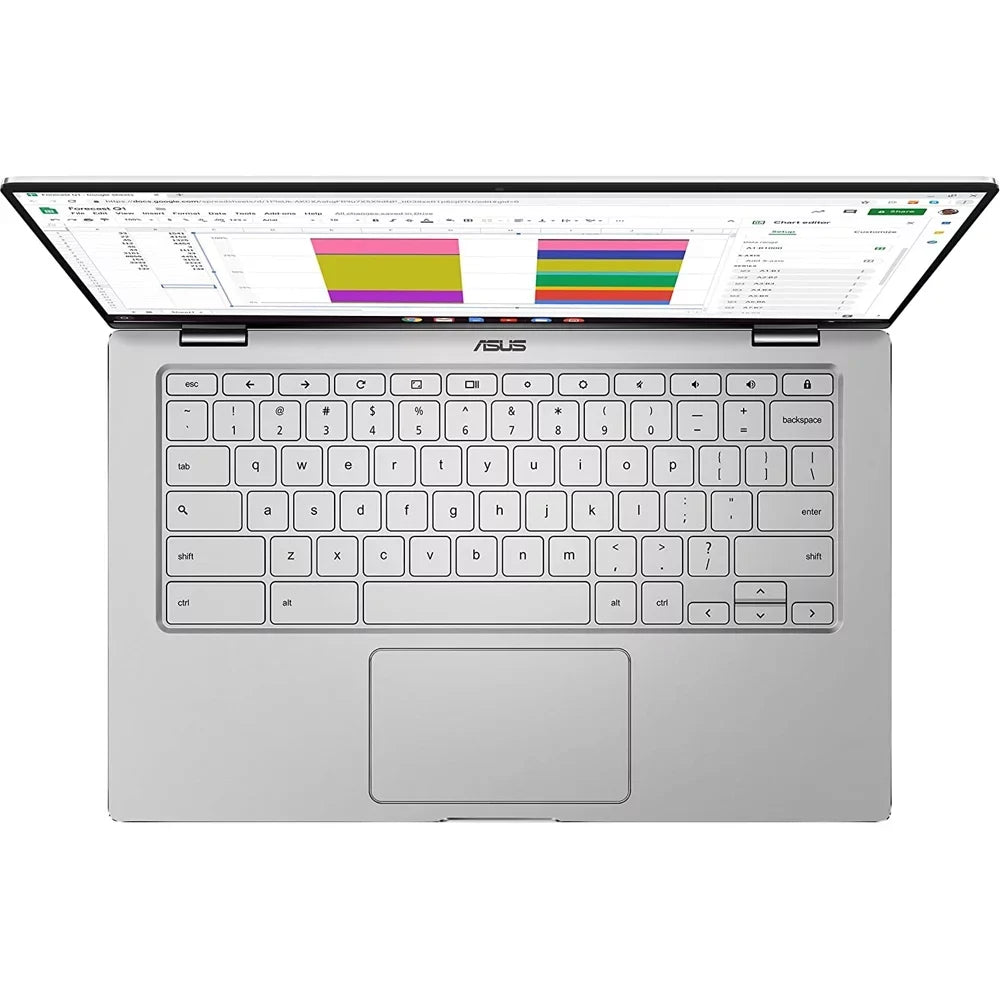ASUS Chromebook Flip C434 2-In-1 Laptop, 14" Full HD Touchdisplay 4-Way NanoEdge, Intel Core M3-8100Y Processor, 4GB RAM, 64GB eMMC Storage, All-Metal Body, Backlit KB, Chrome OS, Silver - (Open Box)