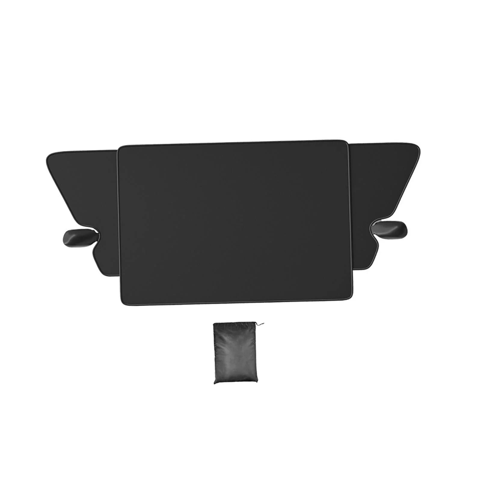 funtasica Car Windshield Cover Winter Snow Cover Front with Storage Bag, Protection, Car Snow Ice Cover Windproof for SUV, Cars, Truck