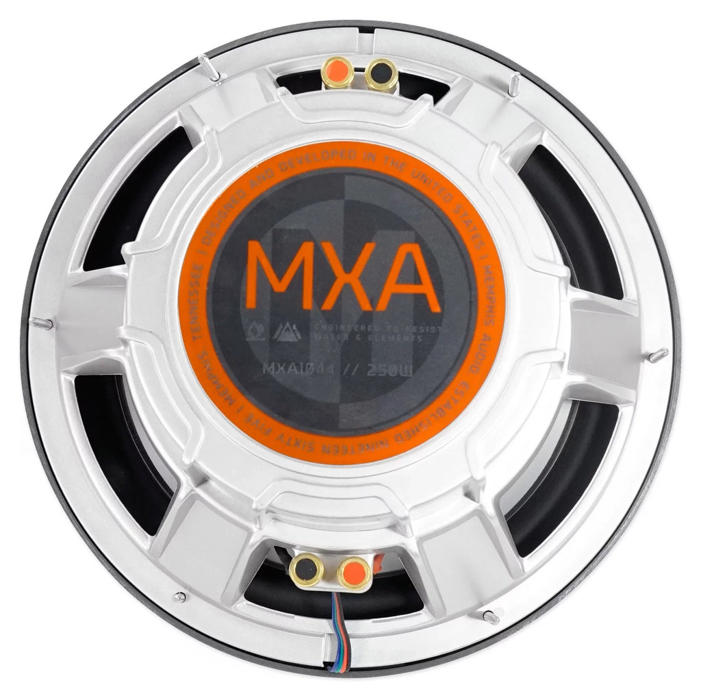 Memphis Audio MXA1044 10" 500 Watt LED Dual 4-Ohm Marine Subwoofer Boat Sub