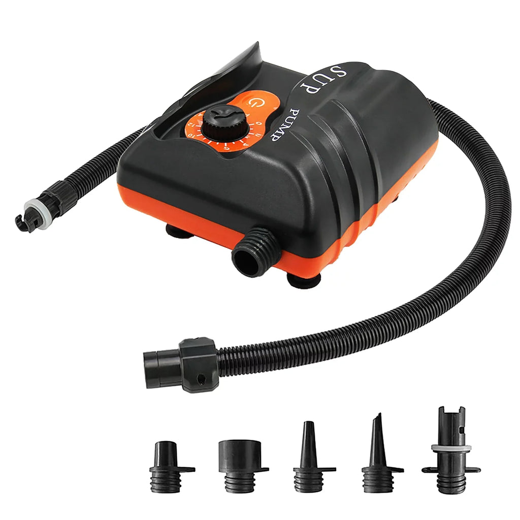 Dcenta Exclusive 16 PSI Electric InfLatitudeion Air Pump with 6 Nozzles for InfLatitudeables and Boats