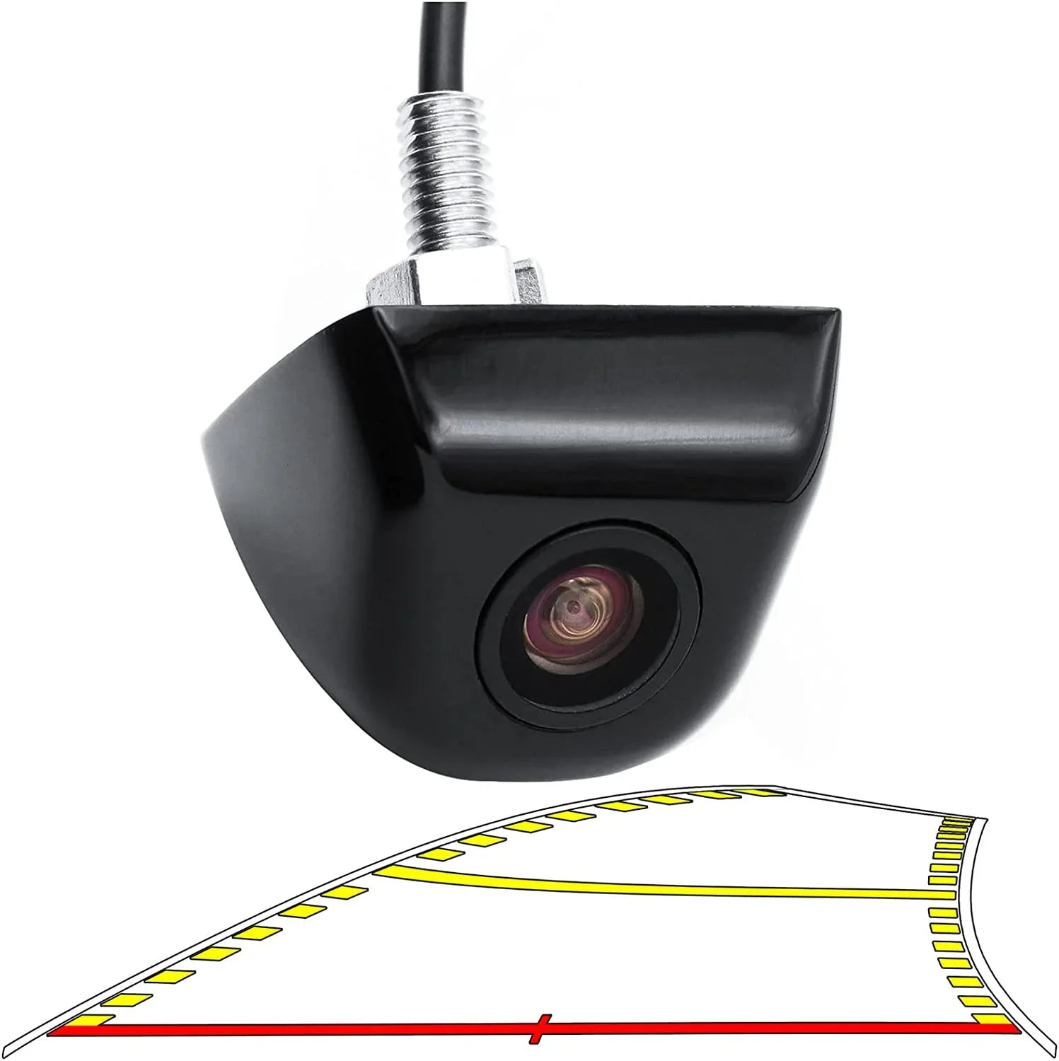 Car Backup Camera with Dyna Trajectory Guide Line, GreenYi HD 960x720 Rear View Camera Waterproof Night Vision