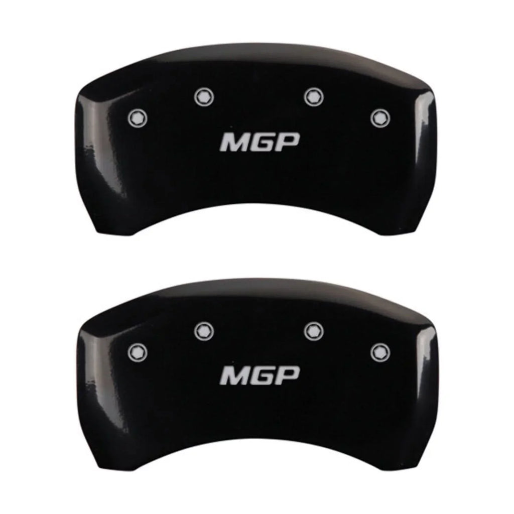 MGP 4 Caliper Covers Engraved Front & Rear MGP Black finish silver ch Fits select: 2013 CHRYSLER 300, 2012 CHRYSLER 300C LIMITED