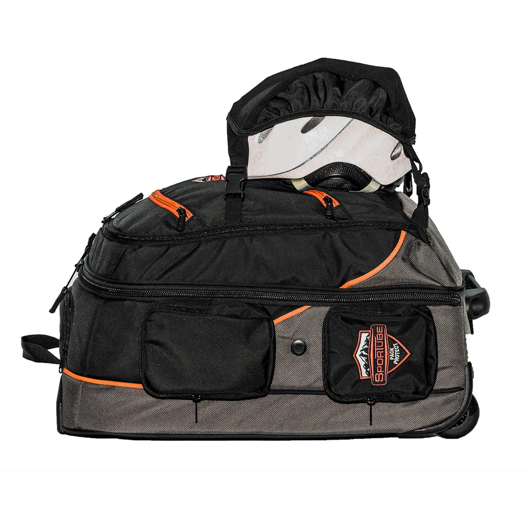 Sportube Cabin Cruiser Wheeled Carry On Padded Gear & Boot Bag, Orange