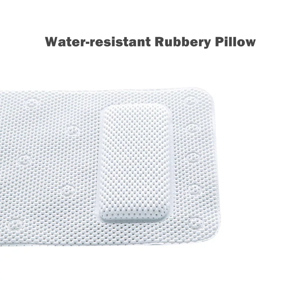 Gemdeck Full Body Bath Pillow Bathtub Mat Pillow Non-Slip Spa Bath Cushion, 49×14 inch