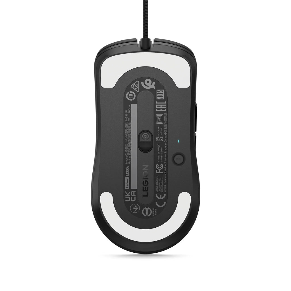 Legion M300s RGB - Mouse - right and left-handed - optical - 6 buttons - wired - USB 2.0 - shadow black - retail - CRU