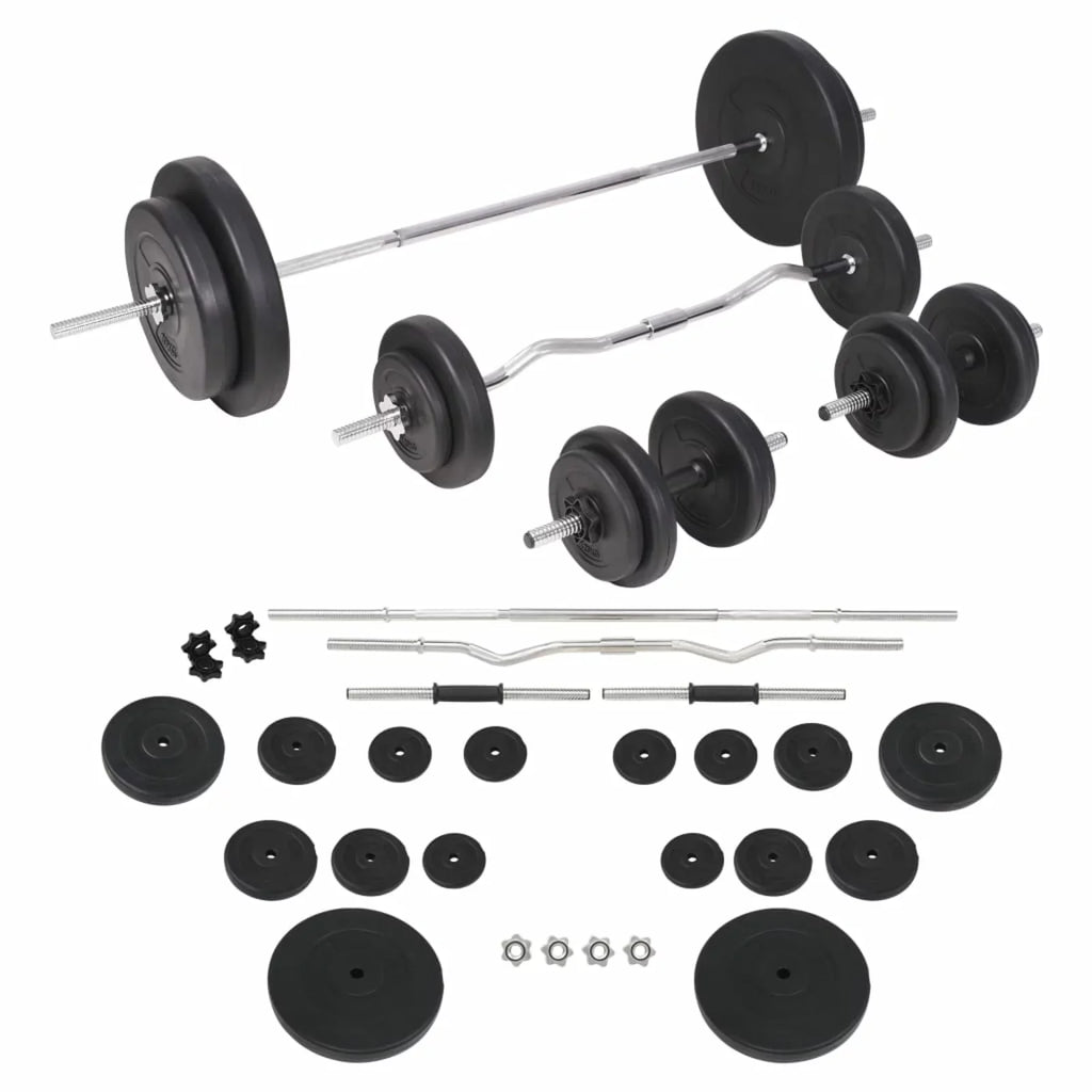 Andoer parcel,Barbell And Dumbbell And Dumbbell Set 198.4 Lb SetBalcony Table And Chairs Workout Fitness Fitness Women Men Workout Free Barbell Set Barbell Set Women PLatitudee Set Adjustable