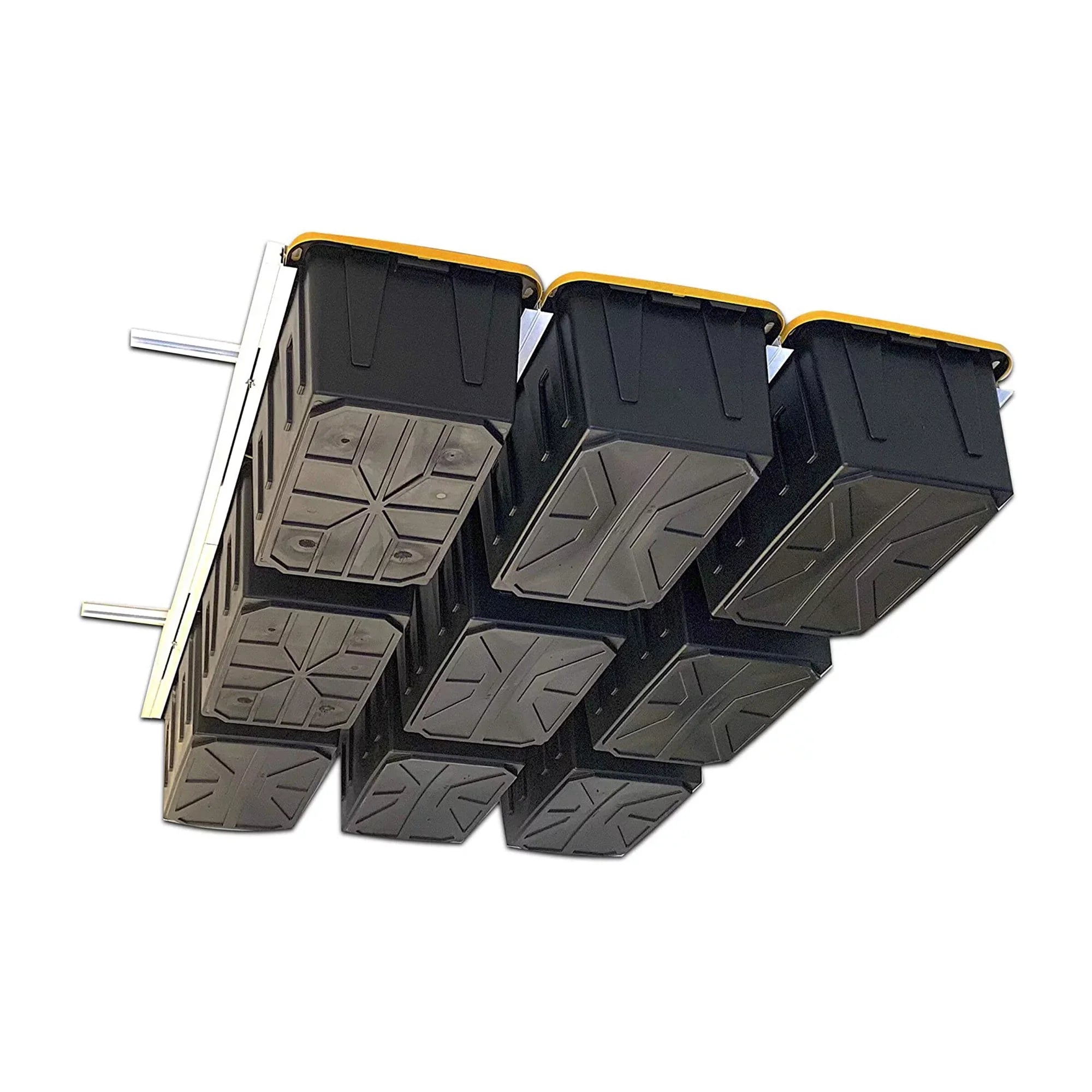E-Z Storage Overhead Garage Ceiling Steel Storage Rack for Tote Containers