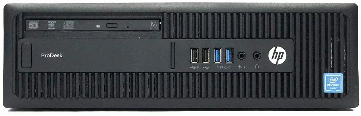 Pre-Owned  600 G2 Desktop Computer Intel Pentium G4400 3.3GHz CPU 8GB Ram, 120GB SSD, 1TB HDD, Keyboard & Mouse, WiFi, DVD, Win10 Pro PC (Refurbished)