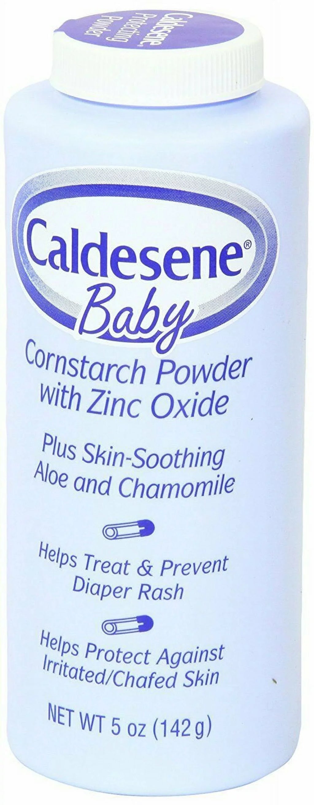 Caldesene Baby Cornstarch Powder With Zinc Oxide 5 oz (Pack of 5)