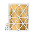 3 Pack of 18x20x2 MERV 11 Pleated 2" Inch Air Filters by Glasfloss. Actual Size: 17-1/2 x 19-1/2 x 1-3/4